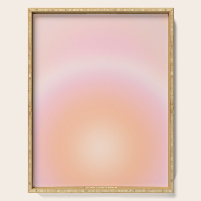 Peach Fuzz Gradient Serving Tray Gallery Image 1