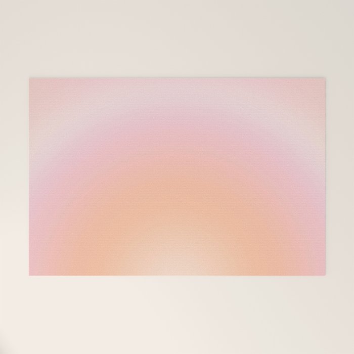 Peach Fuzz Gradient Welcome Mat Gallery Image 1