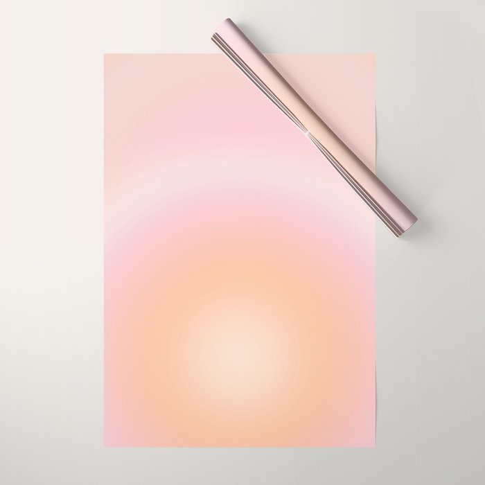 Peach Fuzz Gradient Wrapping Paper Gallery Image 1