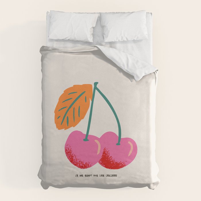 Ce ne sont pas des cerises Duvet Cover Gallery Image 6