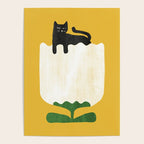 Still life with cat and flower Poster Gallery Image 4