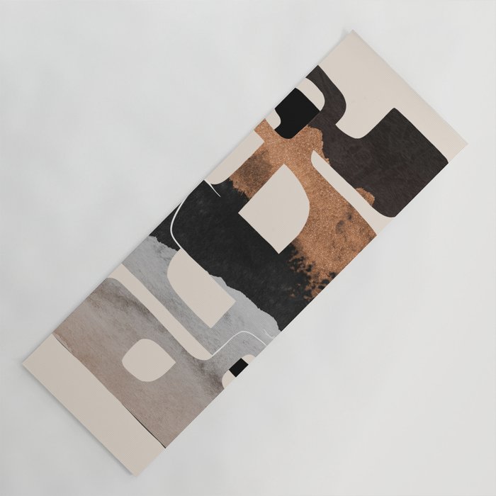 Modern Abstract Shapes 105 Yoga Mat Gallery Image 1