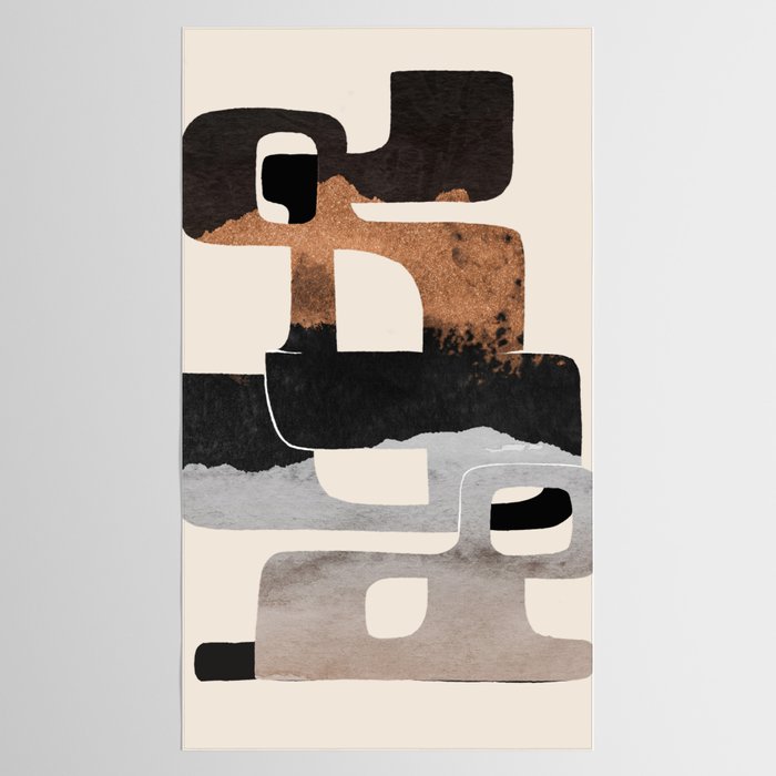 Modern Abstract Shapes 105 Tablecloth Gallery Image 2