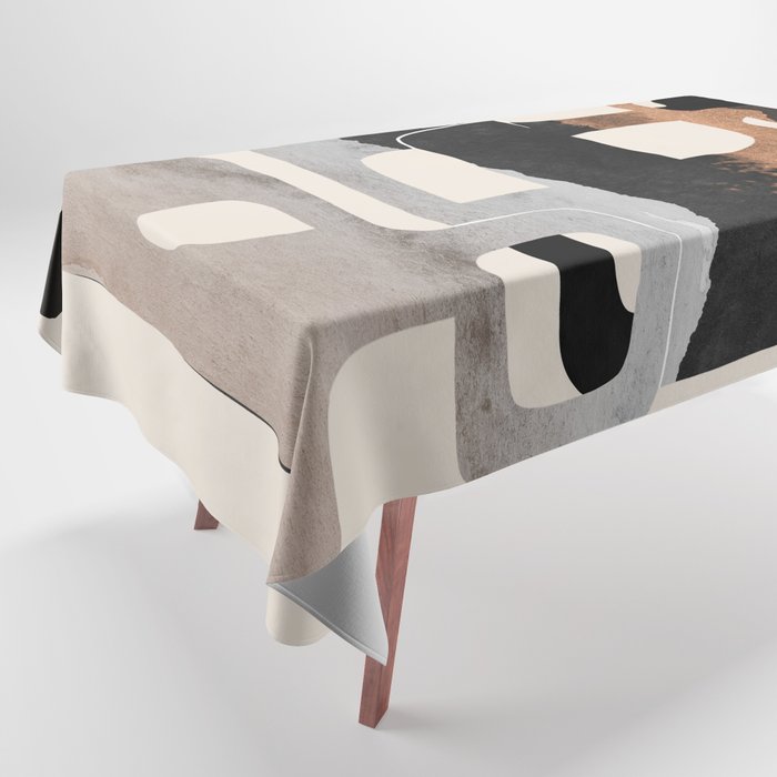 Modern Abstract Shapes 105 Tablecloth Gallery Image 1