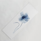 Blue Watercolor Poppies #2 Yoga Mat Gallery Image 1