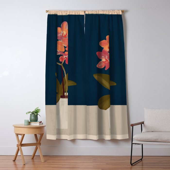 Orchid Window Curtain Gallery Image 1