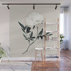 White Rose  Wall Mural Gallery Image 1