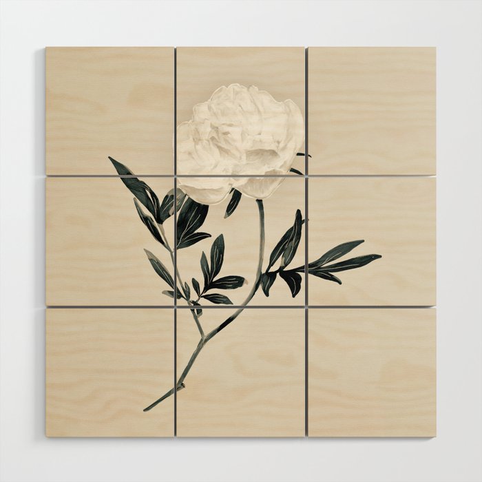 White Rose  Wood Wall Art Gallery Image 1
