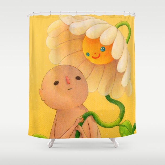 Looming Shower Curtain Gallery Image 1