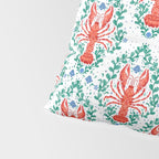 Fluidity in Color: A Watercolor Portrait of the Majestic Lobster Pillow Sham Gallery Image 4