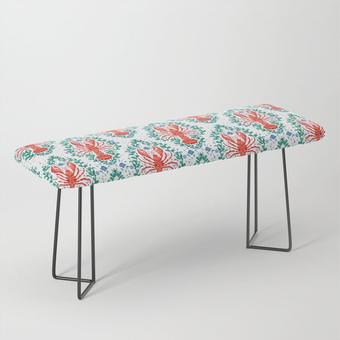 Fluidity in Color: A Watercolor Portrait of the Majestic Lobster Bench Gallery Image 1
