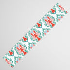 Fluidity in Color: A Watercolor Portrait of the Majestic Lobster Table Runner Gallery Image 3