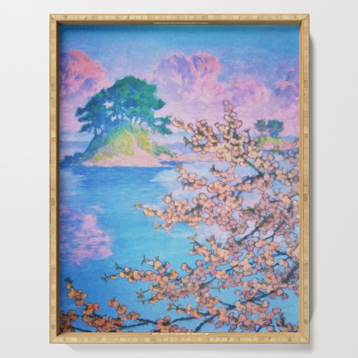 A Closer Look at Kukuyediyo (Series IV of IV) - Nature Landscape Serving Tray Gallery Image 1