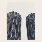 Chicago Architecture, Marina City, Chicago Wall Art, Chicago Art, Chicago Photography, Canvas Art Poster Gallery Image 4