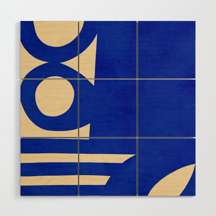 Abstract E018 Wood Wall Art Gallery Image 1