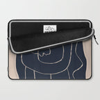 Abstract line art Figure Laptop Sleeve Gallery Image 2