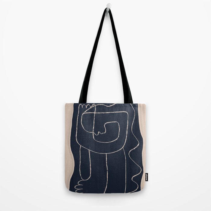 Abstract line art Figure Tote Bag Gallery Image 2