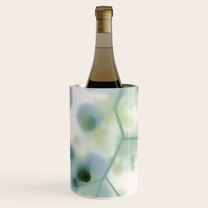 Sage Green Soft Botanical Wine Chiller Gallery Image 1