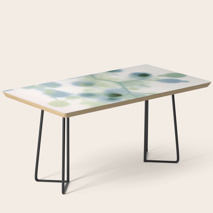 Sage Green Soft Botanical Coffee Table Gallery Image 1
