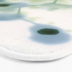 Sage Green Soft Botanical Bath Mat Gallery Image 3