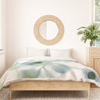 Sage Green Soft Botanical Duvet Cover Gallery Image 3