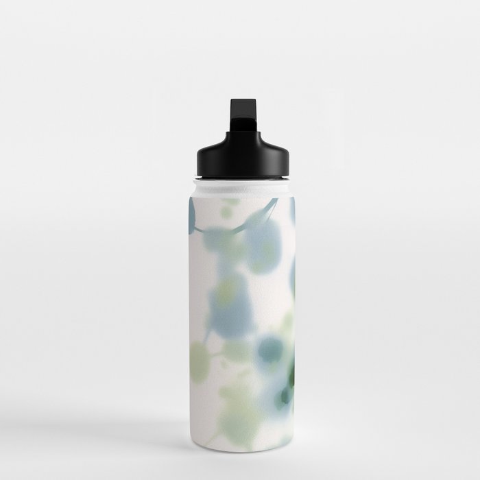 Sage Green Soft Botanical Water Bottle Gallery Image 3