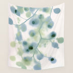 Sage Green Soft Botanical Wall Tapestry Gallery Image 4