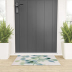 Sage Green Soft Botanical Welcome Mat Gallery Image 3