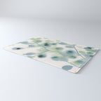 Sage Green Soft Botanical Rug Gallery Image 3
