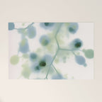 Sage Green Soft Botanical Welcome Mat Gallery Image 1