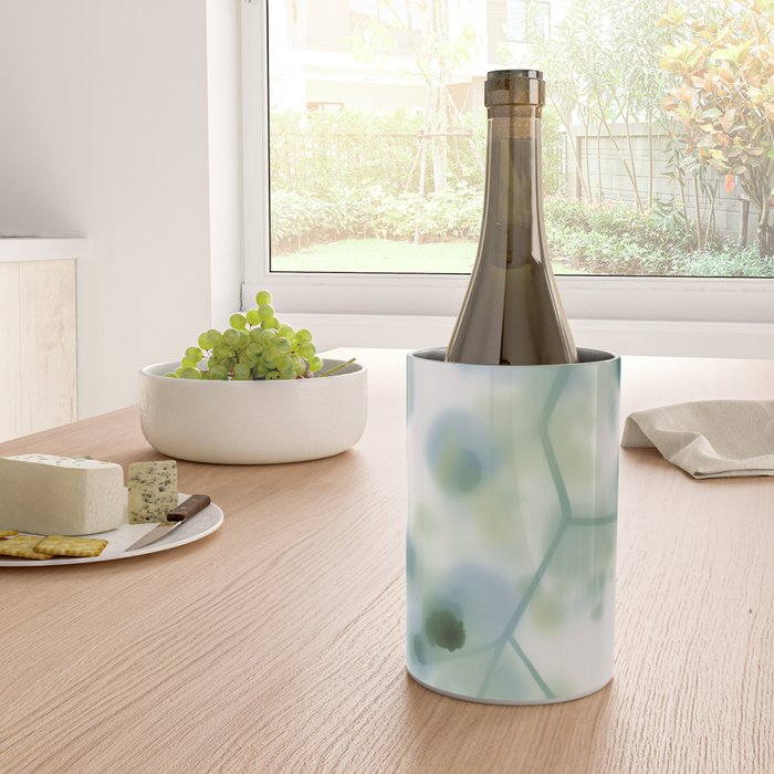 Sage Green Soft Botanical Wine Chiller Gallery Image 4