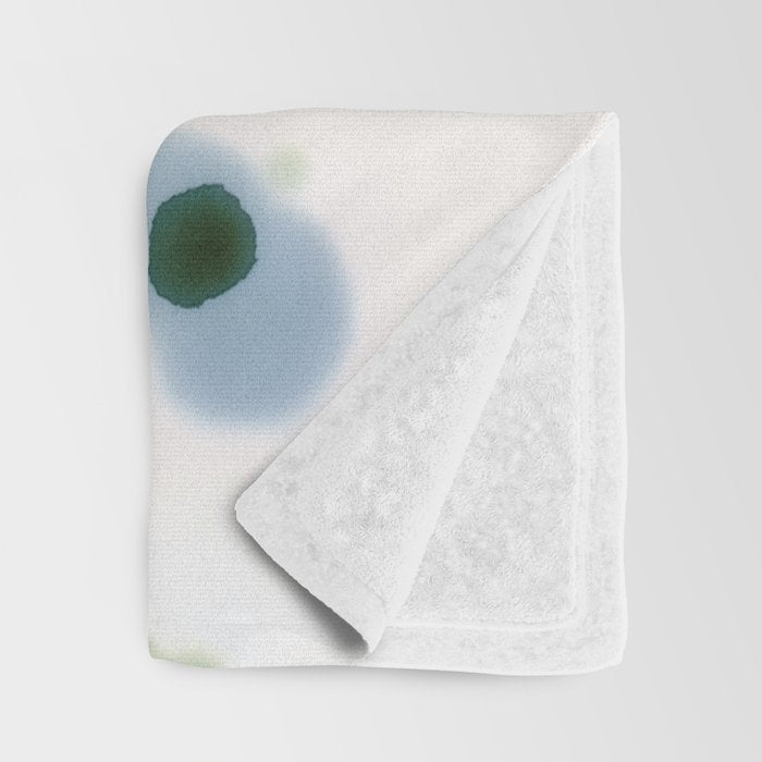 Sage Green Soft Botanical Throw Blanket Gallery Image 3