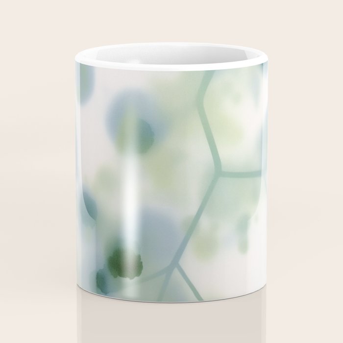 Sage Green Soft Botanical Coffee Mug Gallery Image 4