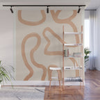 Abstract line art 75 Wall Mural Gallery Image 1