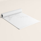 Red Nose Reindeer Yoga Mat Gallery Image 2