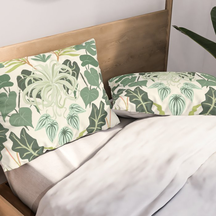 Greenery Garden Pillow Sham Gallery Image 2