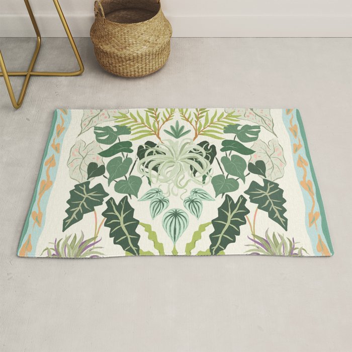 Greenery Garden Rug Gallery Image 1