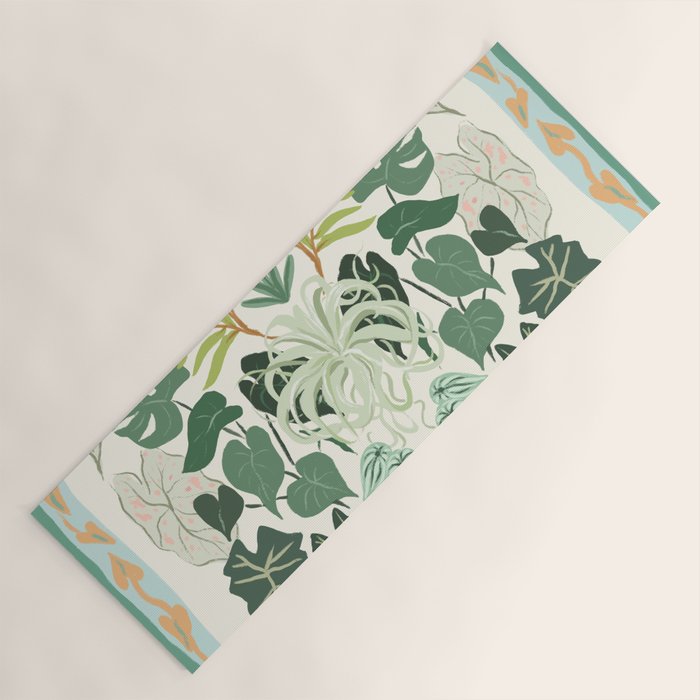 Greenery Garden Yoga Mat Gallery Image 1