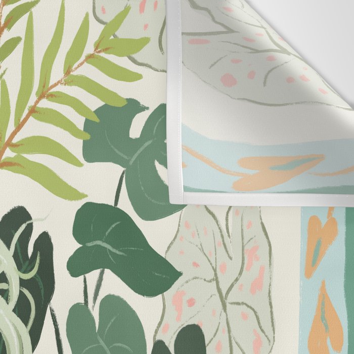 Greenery Garden Wall Tapestry Gallery Image 3