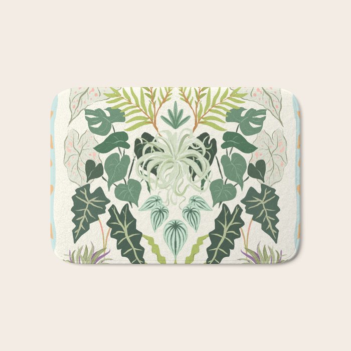 Greenery Garden Bath Mat Gallery Image 1