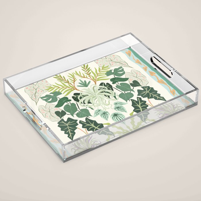Greenery Garden Acrylic Tray Gallery Image 1
