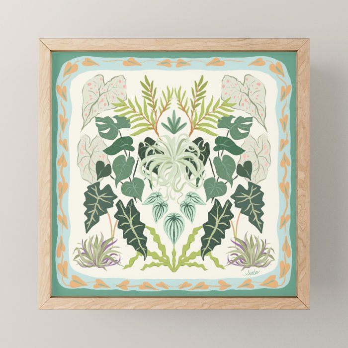 Greenery Garden Mini Art Print Gallery Image 1