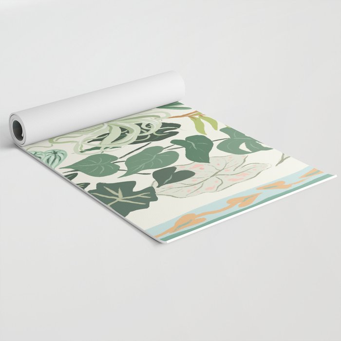 Greenery Garden Yoga Mat Gallery Image 2