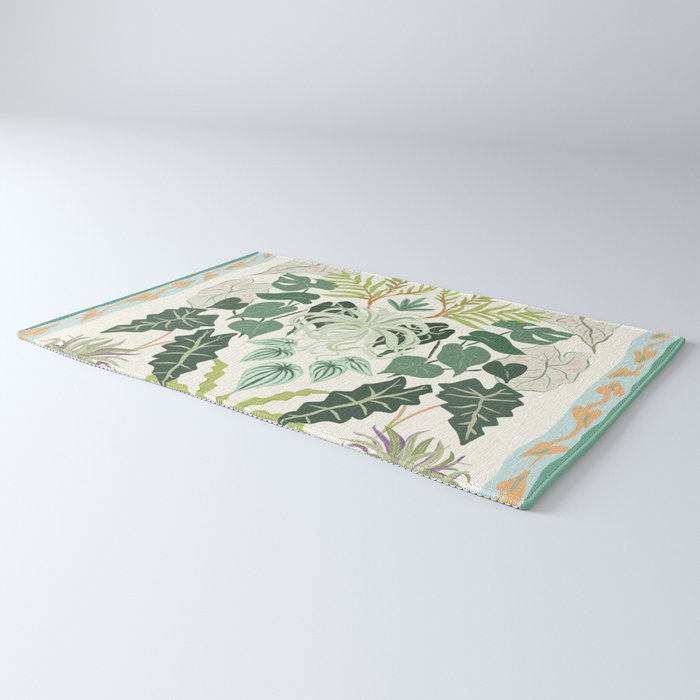Greenery Garden Rug Gallery Image 3