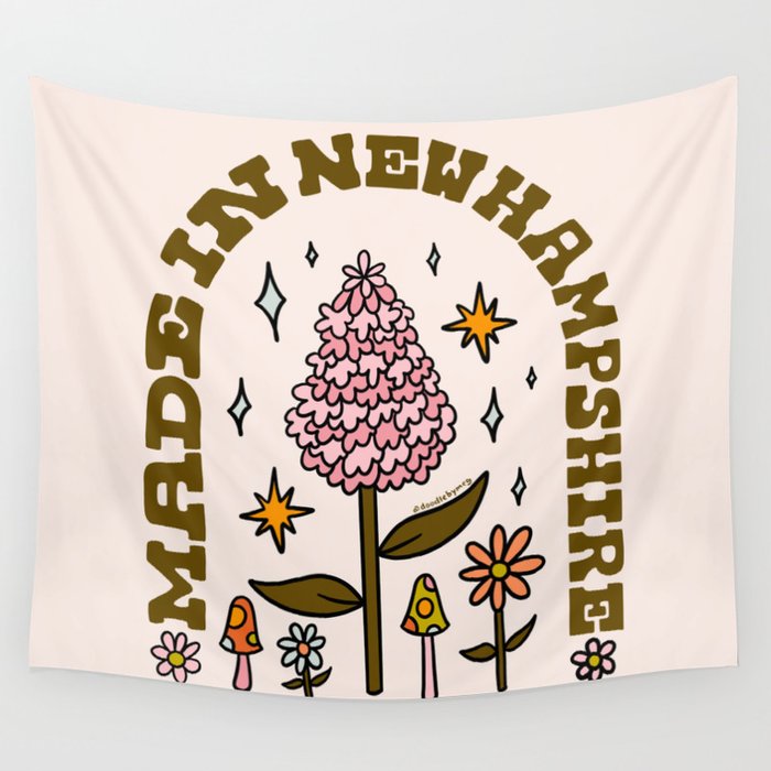 Made In New Hampshire Wall Tapestry Gallery Image 4