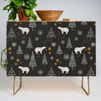 Modern Dark Christmas  Credenza Gallery Image 1