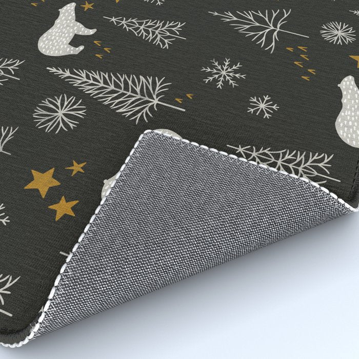 Modern Dark Christmas  Rug Gallery Image 4