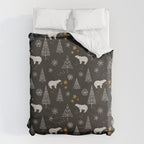 Modern Dark Christmas  Duvet Cover Gallery Image 6