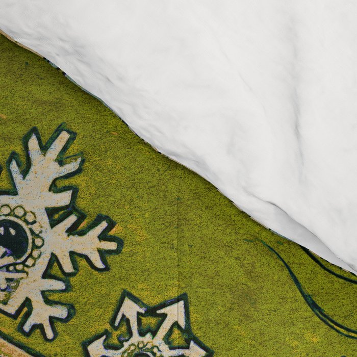 Emerald Green Vintage Astrology Poster | Alphonse Mucha  Comforter Gallery Image 4