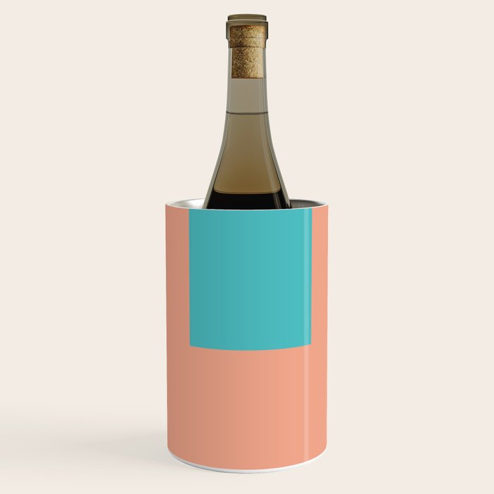 good vibrations // aqua and peach Wine Chiller Gallery Image 3